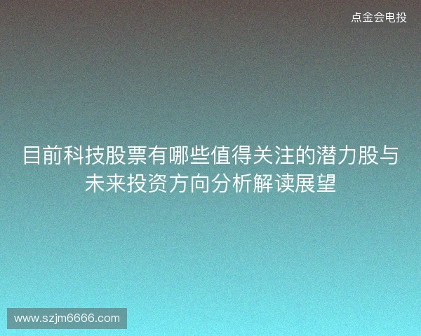目前科技股票有哪些值得关注的潜力股与未来投资方向分析解读展望